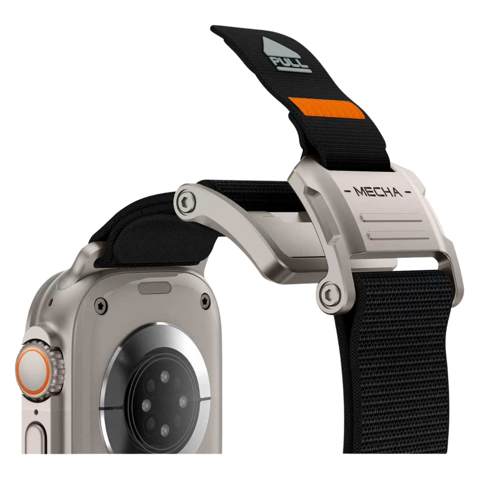 Mecha Band Sport Style 301 Stainless Steel Magnetic Connection iwatch S & Ultra 44MM~49MM