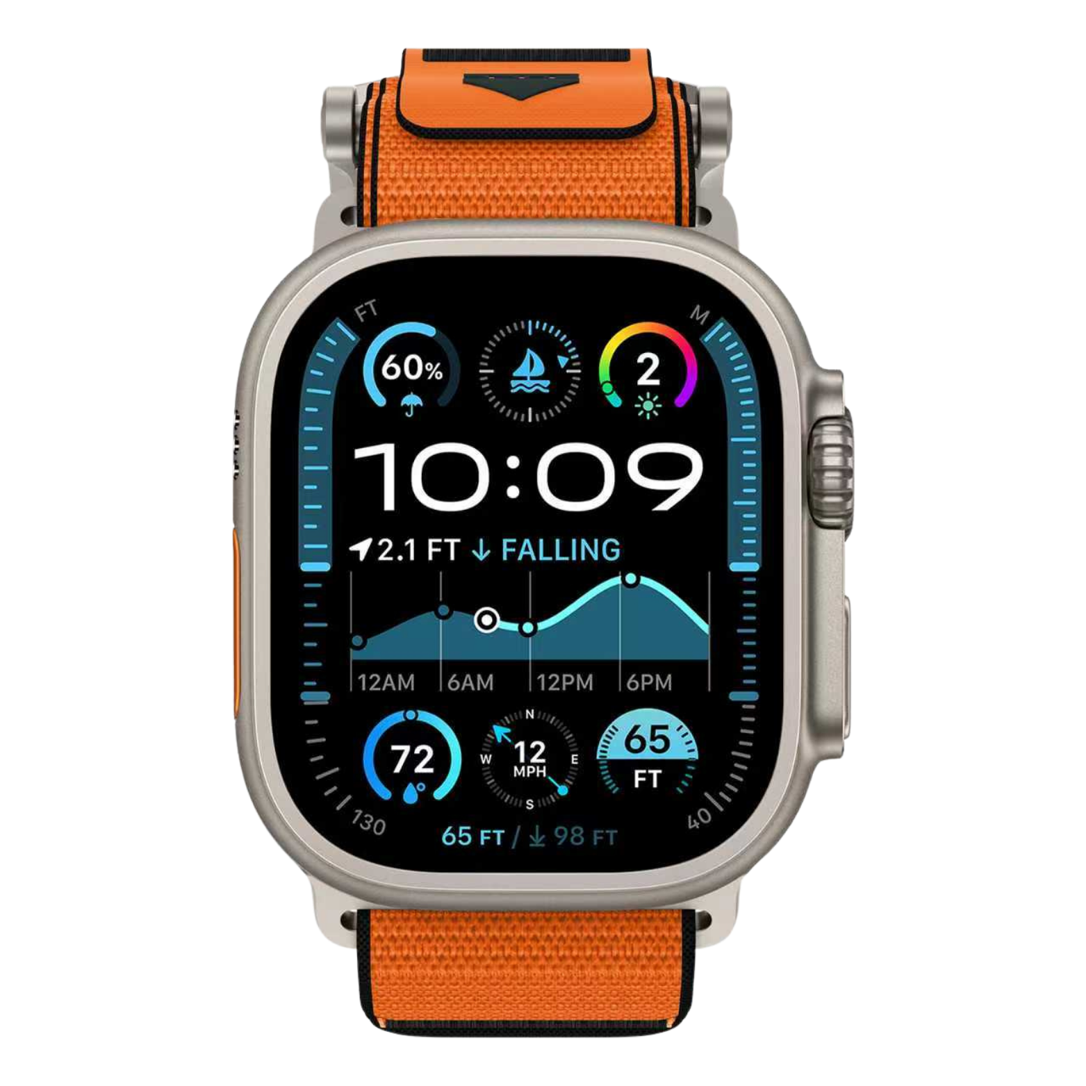 Mecha Band Sport Style 301 Stainless Steel Magnetic Connection iwatch S & Ultra 44MM~49MM