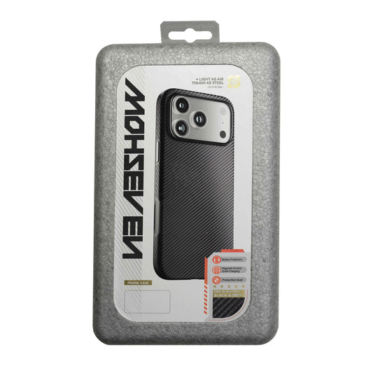 Iphone Aramid fiber full-coverage phone case ultimate protection Black