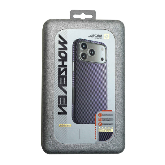 Iphone Aramid fiber full-coverage phone case ultimate protection blue