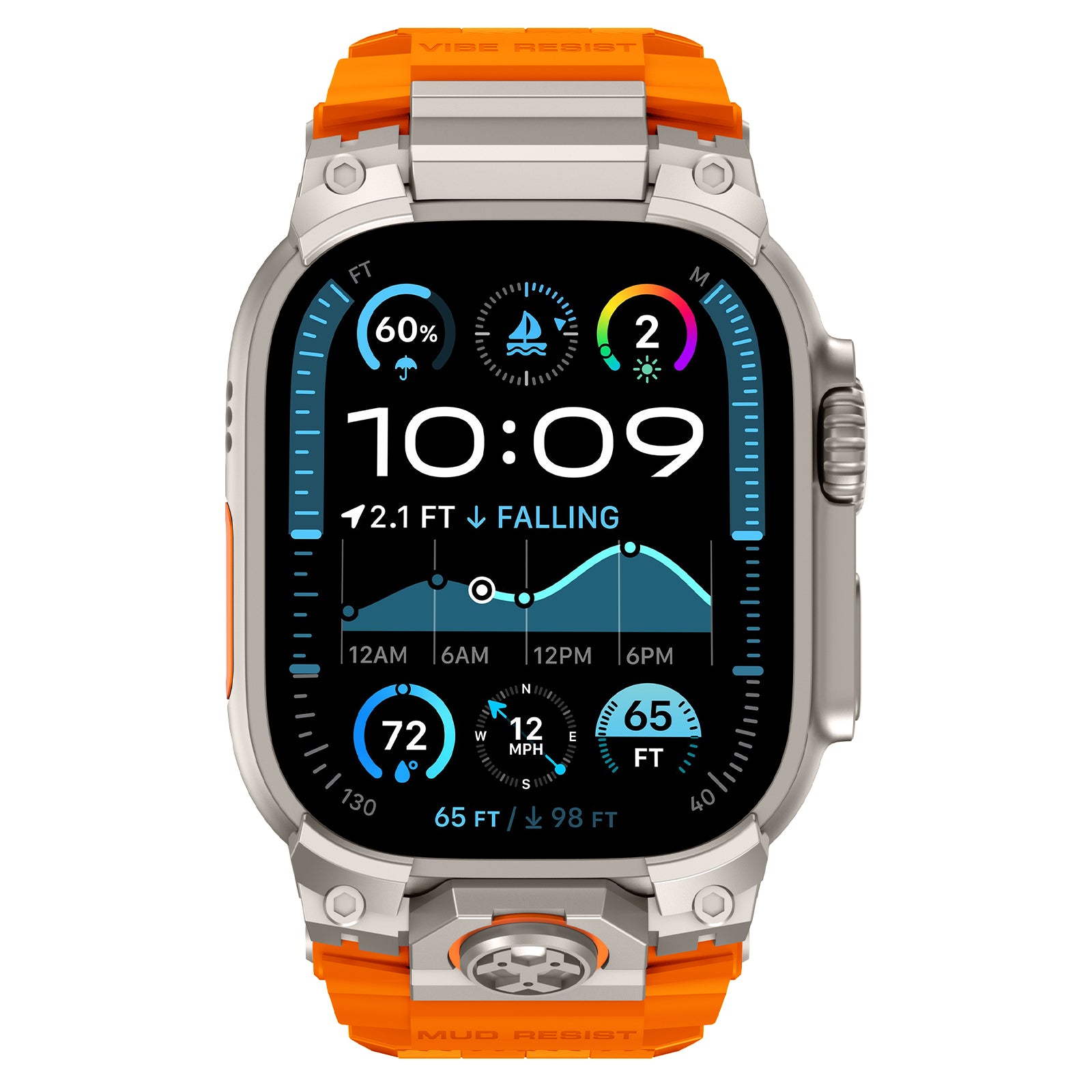 Armor Band Tough Guy Style 301 Stainless Steel iwatch Ultra 49MM