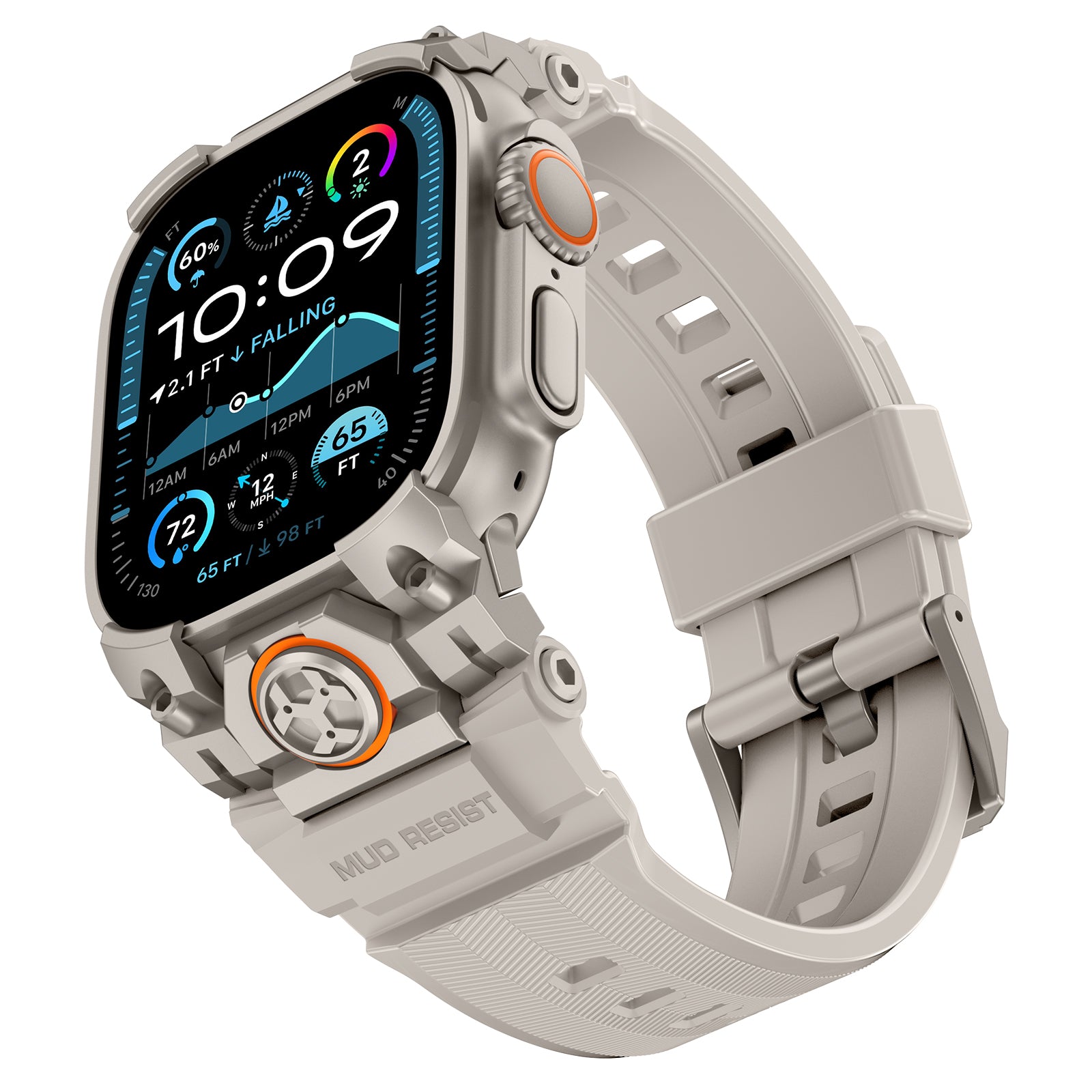 Armor Band Tough Guy Style 301 Stainless Steel iwatch Ultra 49MM
