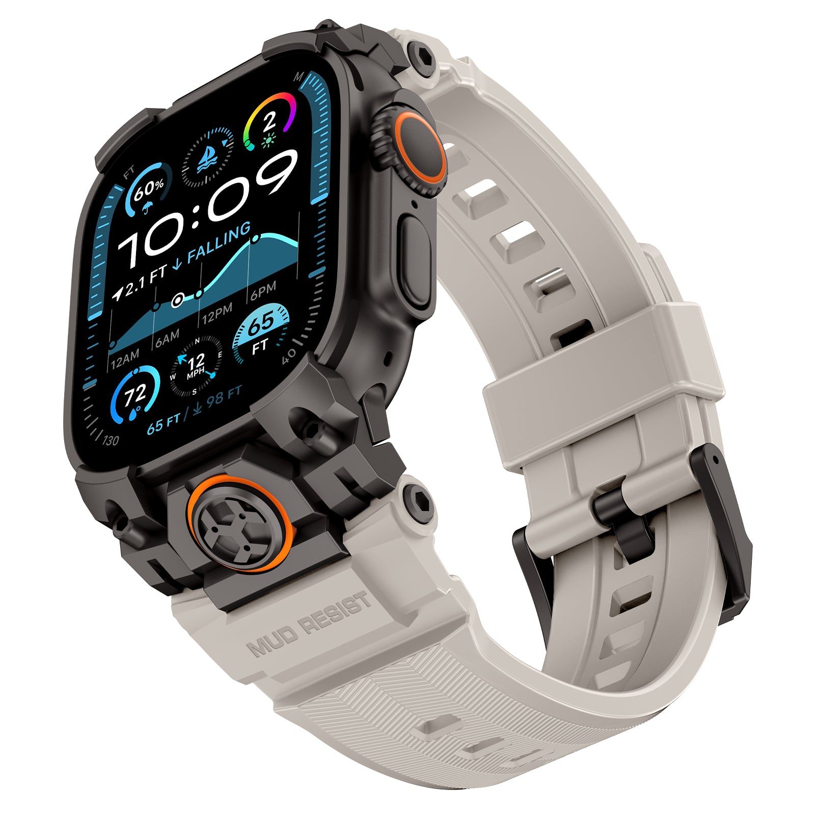 Armor Band Tough Guy Style 301 Stainless Steel iwatch Ultra 49MM