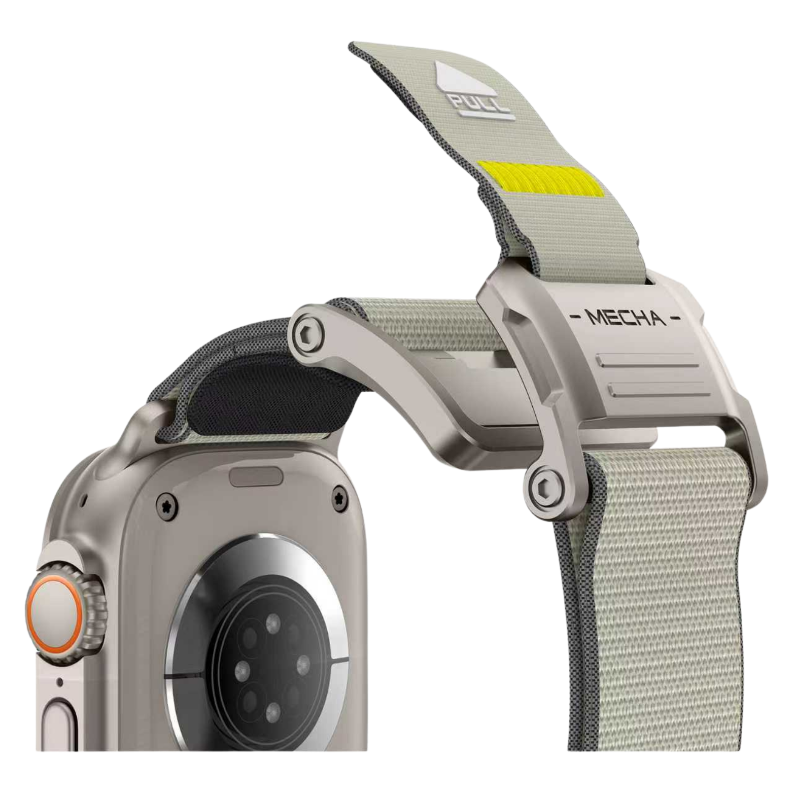 Mecha Band Sport Style 301 Stainless Steel Magnetic Connection iwatch S & Ultra 44MM~49MM