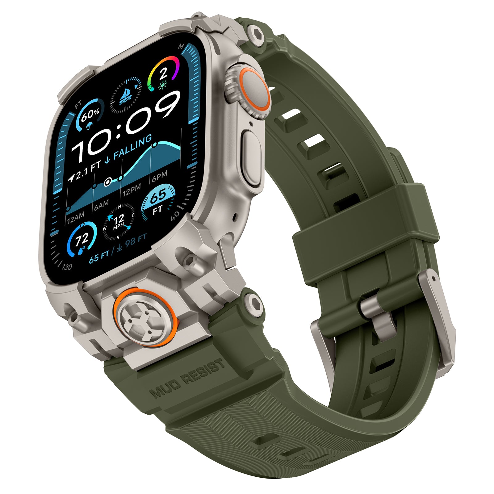 Armor Band Tough Guy Style 301 Stainless Steel iwatch Ultra 49MM