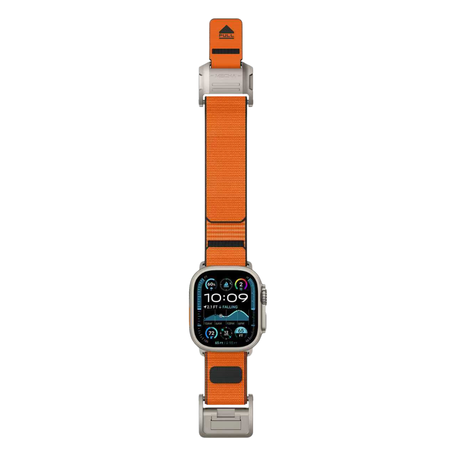 Mecha Band Sport Style 301 Stainless Steel Magnetic Connection iwatch S & Ultra 44MM~49MM