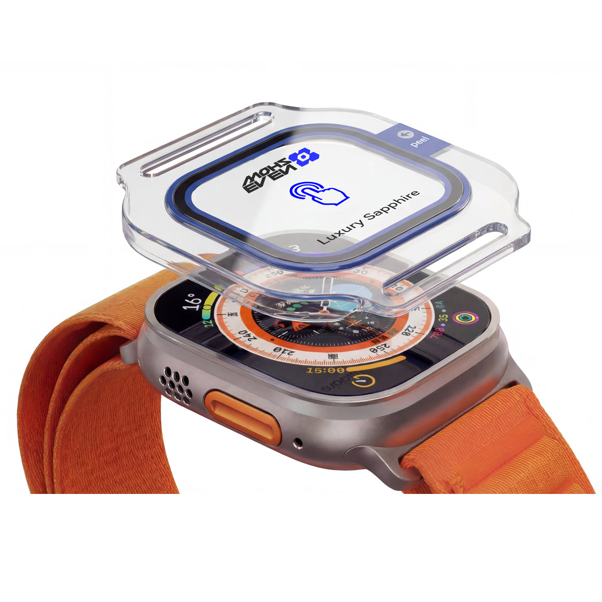 99.99% Sapphire Glass with Aluminum Frame Mohs 9 Hardness Crystal Clear Ultra 1/2/3