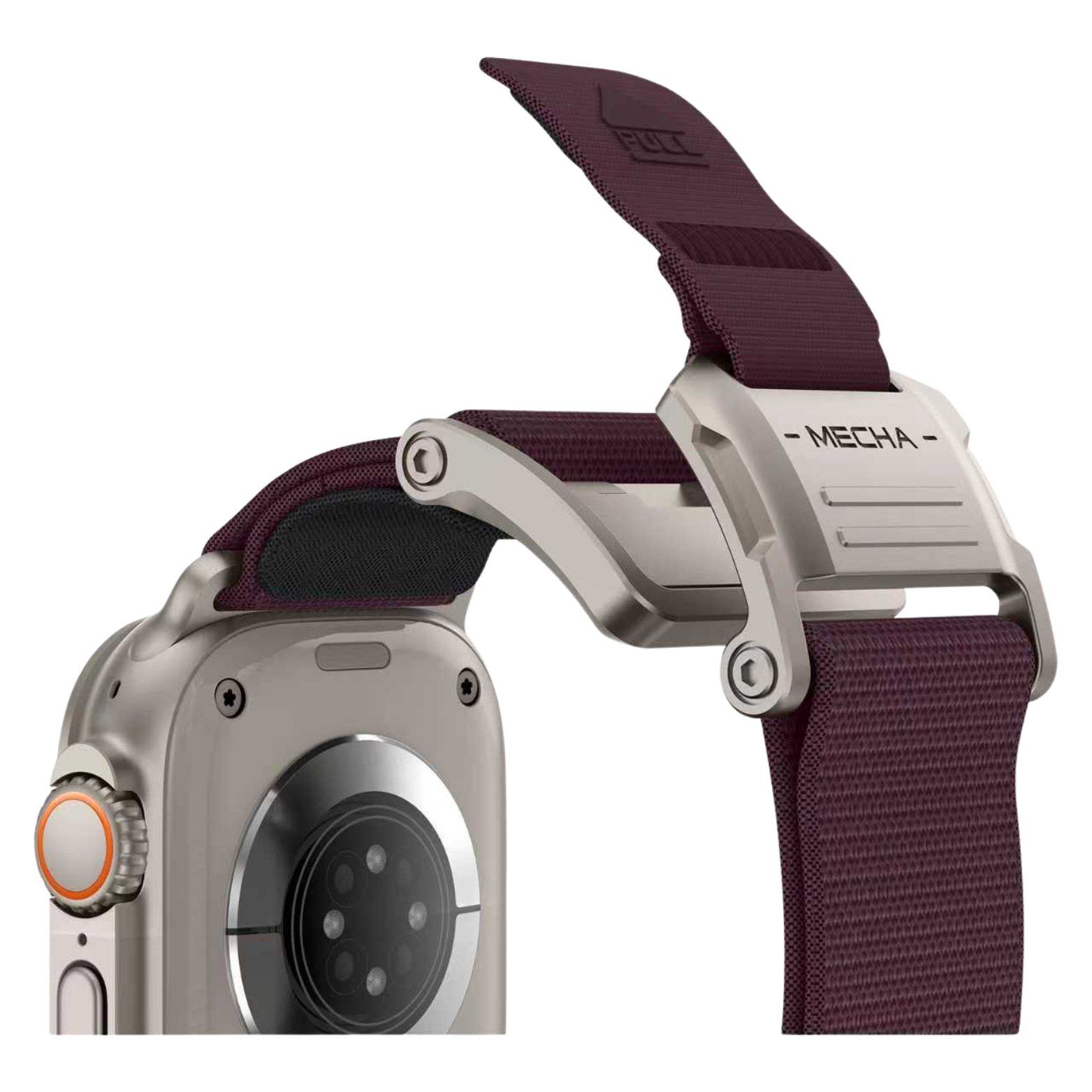 Mecha Band Sport Style 301 Stainless Steel Magnetic Connection iwatch S & Ultra 44MM~49MM