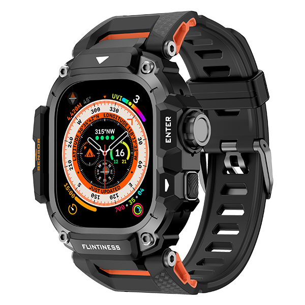 Punk Fortress Style Ultimate Protection for Extreme Sport athlete iwatch Ultra 49MM